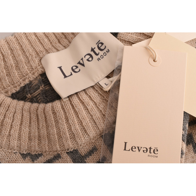 Пуловер с къс ръкав Levete